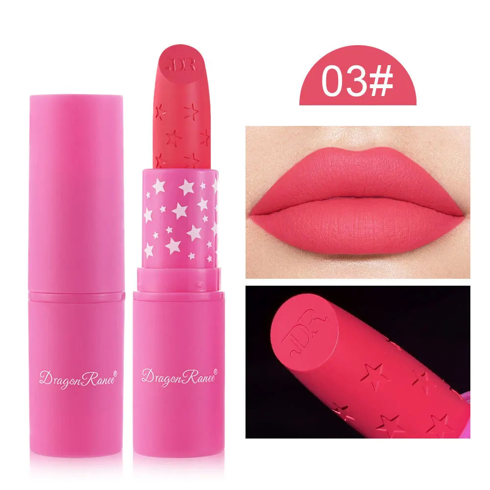 Velvet Matte Lipstick Waterproof — Nude Pink | KIMLUD