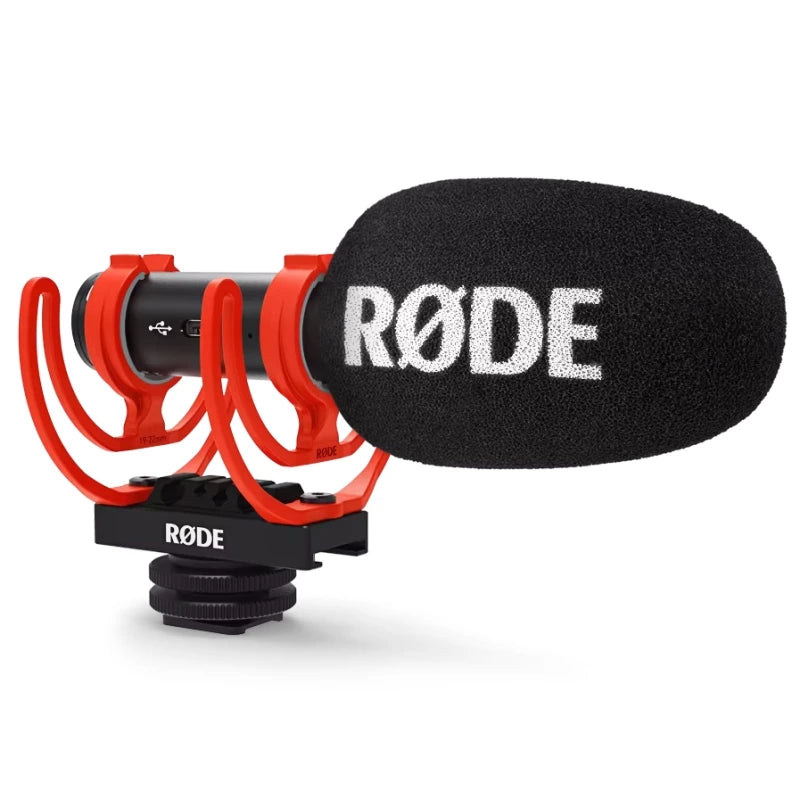 Rode Microphone Broadcast-quality compact shotgun mic VideoMic GO II for all forms of content creation with camera,smartphone