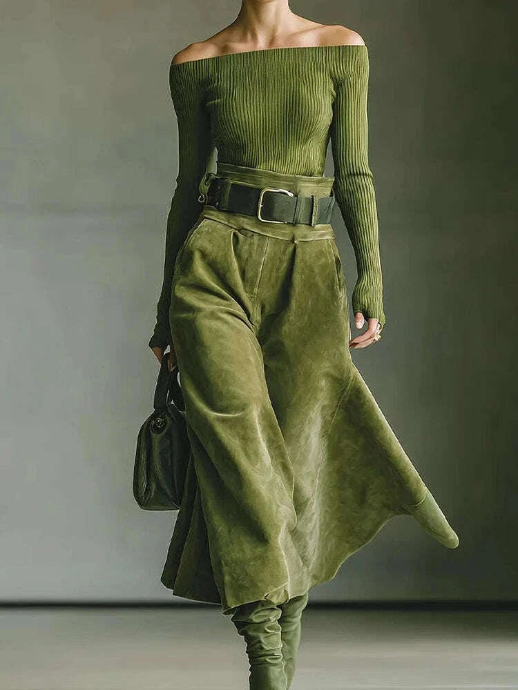 womens-2pcs-patchwork-outfit-long-sleeve-slash-neck-top-with-maxi-skirts-autumn-winter-fashion-elegant-streetwear-for-holidaykimlud-womens-clothes-35081239