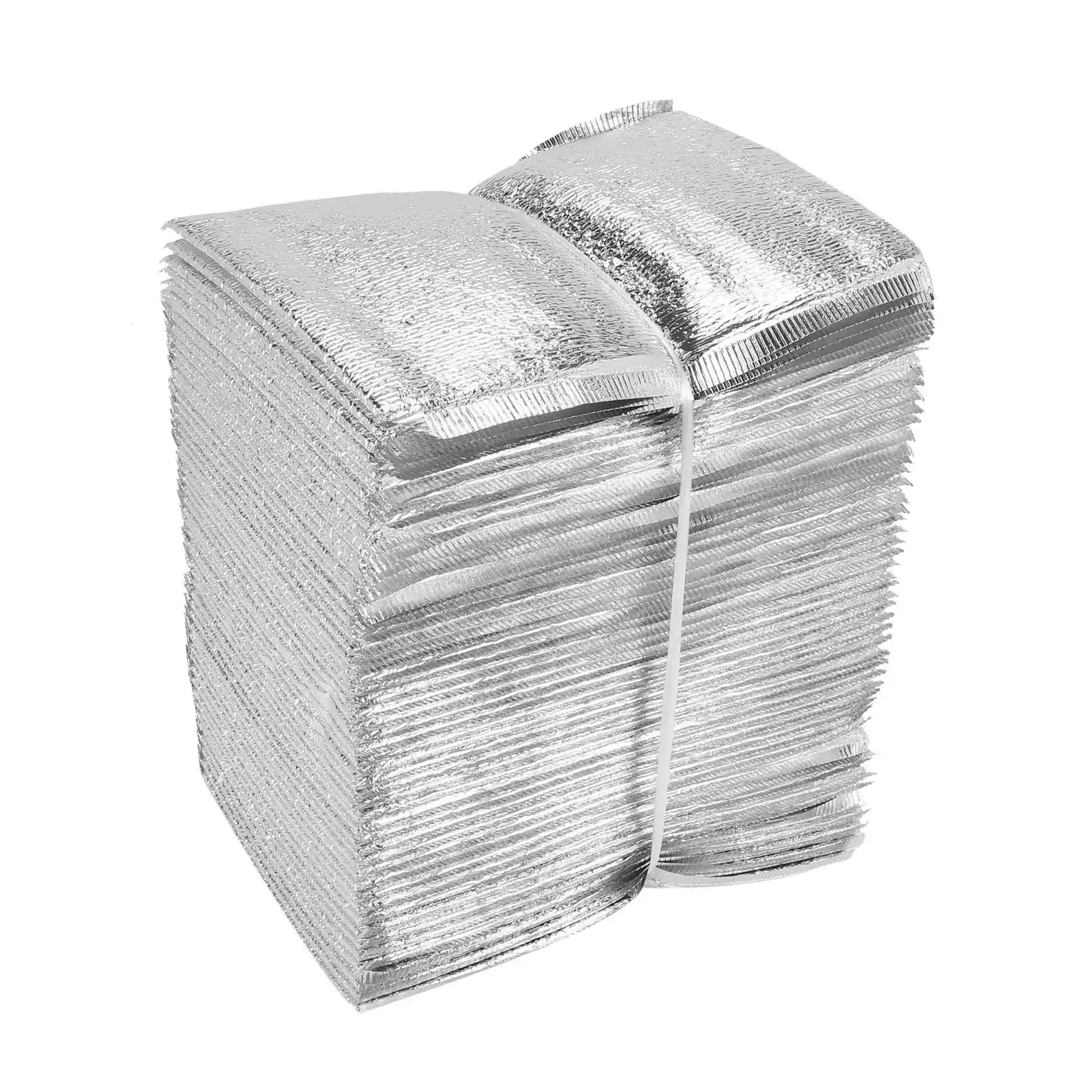 KIMLUD, 50Pcs Lunch Cooler Bag Insulation Folding Picnic Portable Ice Pack Food Thermal Bag Food Delivery Drink Carrier Insulated Bag, KIMLUD Womens Clothes