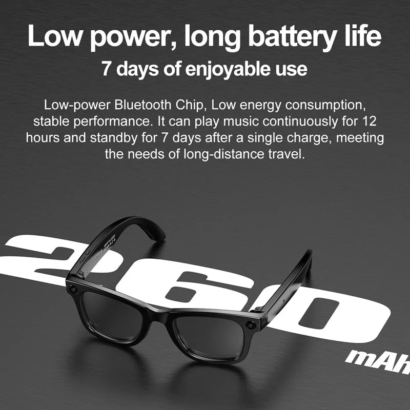 Xiaomi Smart Glasses Record Video AI Photo Recognition Answer Translation 260mAh Large Battery IP65 Waterproof Bluetooth Glasses