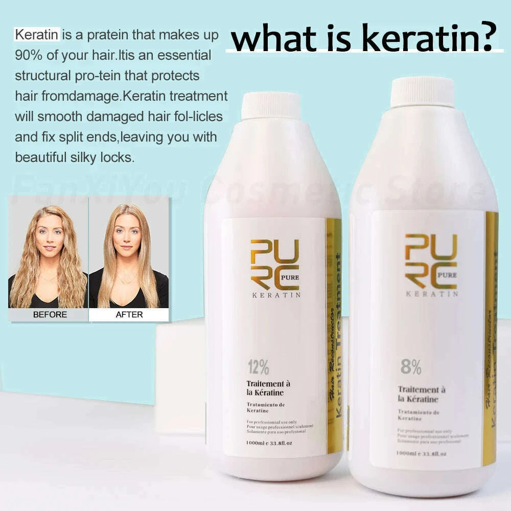purc-1000ml-keratin-straightening-for-hair-smoothing-treatment-curly-frizzy-hair-care-brazilian-keratin-products-professionalkimlud-womens-fashion-34620327