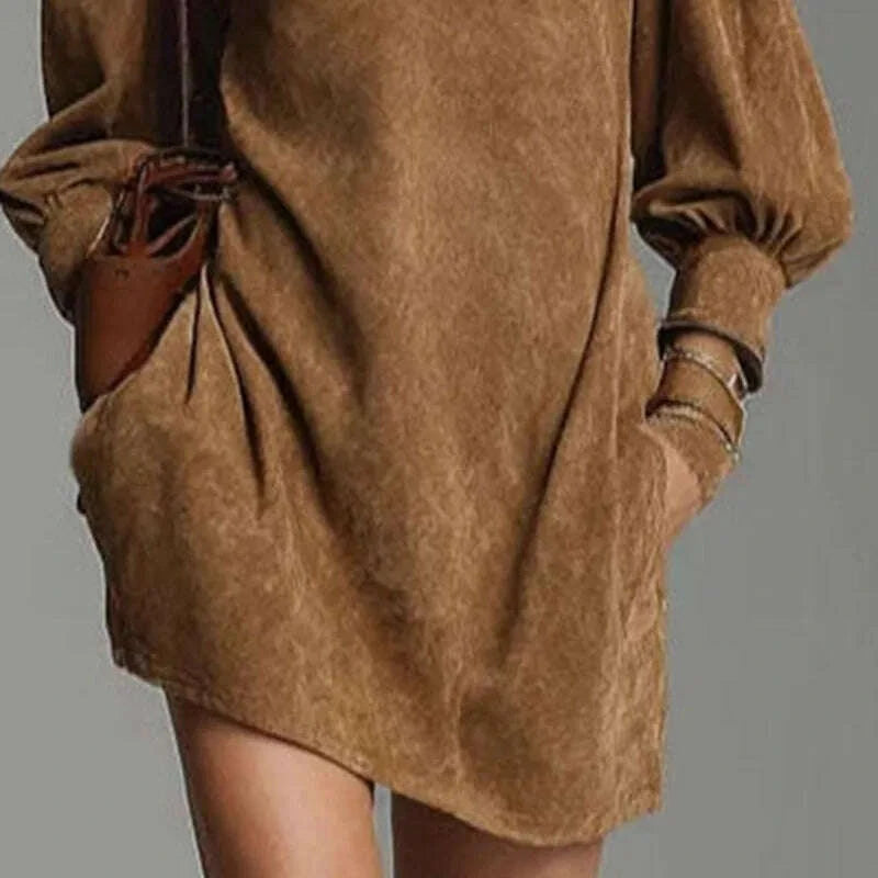fall-retro-solid-suede-mini-short-dresses-sexy-zipper-turtleneck-slim-pullover-dress-winter-lantern-sleeve-pockets-woman-clotheskimlud-womens-clothes-35076721