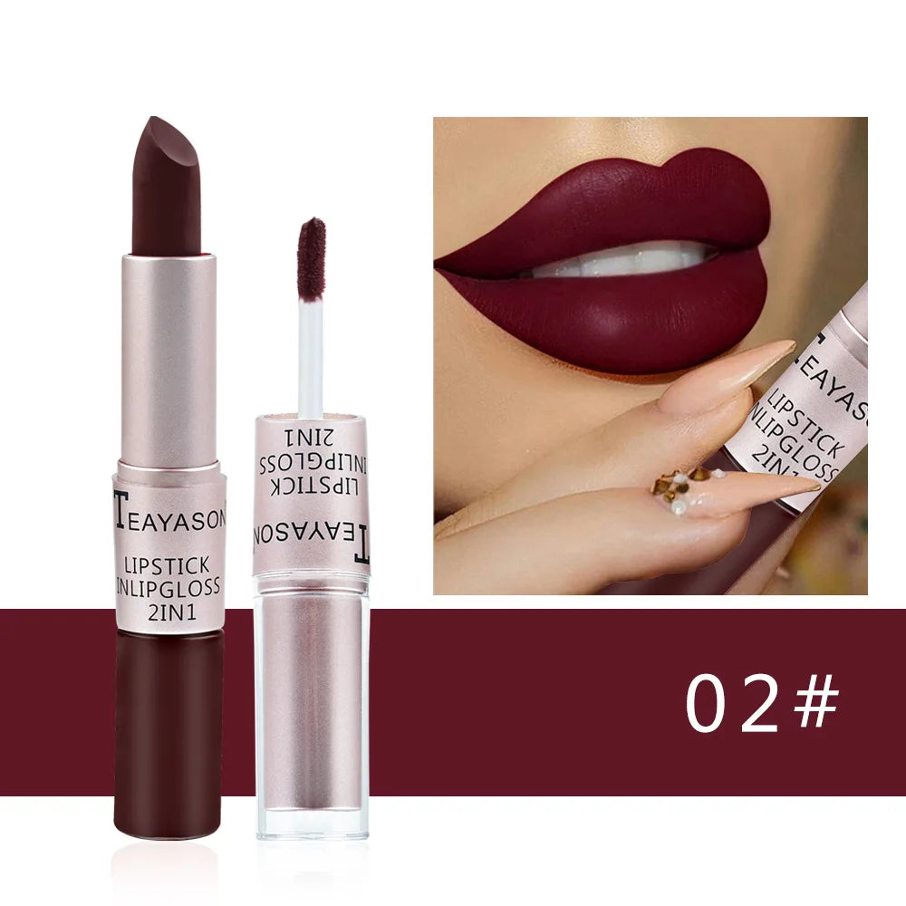 Matte Liquid Lipstick – Waterproof Long-Wear – Pink | KIMLUD