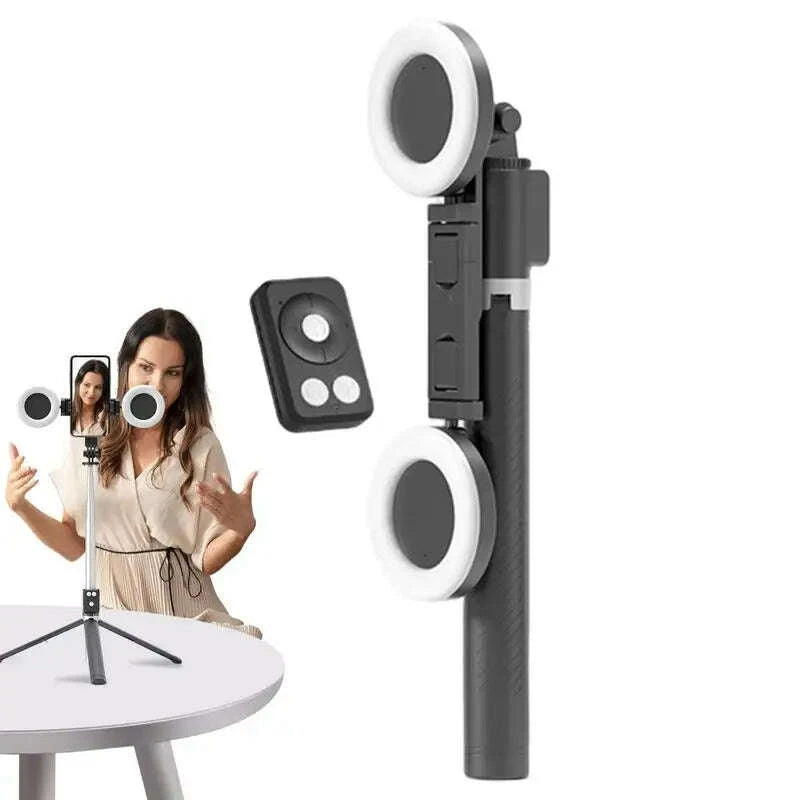 selfie-stick-tripod-with-light-67inch-height-portable-wireless-remote-phone-tripod-for-travel-cell-phone-holder-travel-phonekimludkimlud-35567510