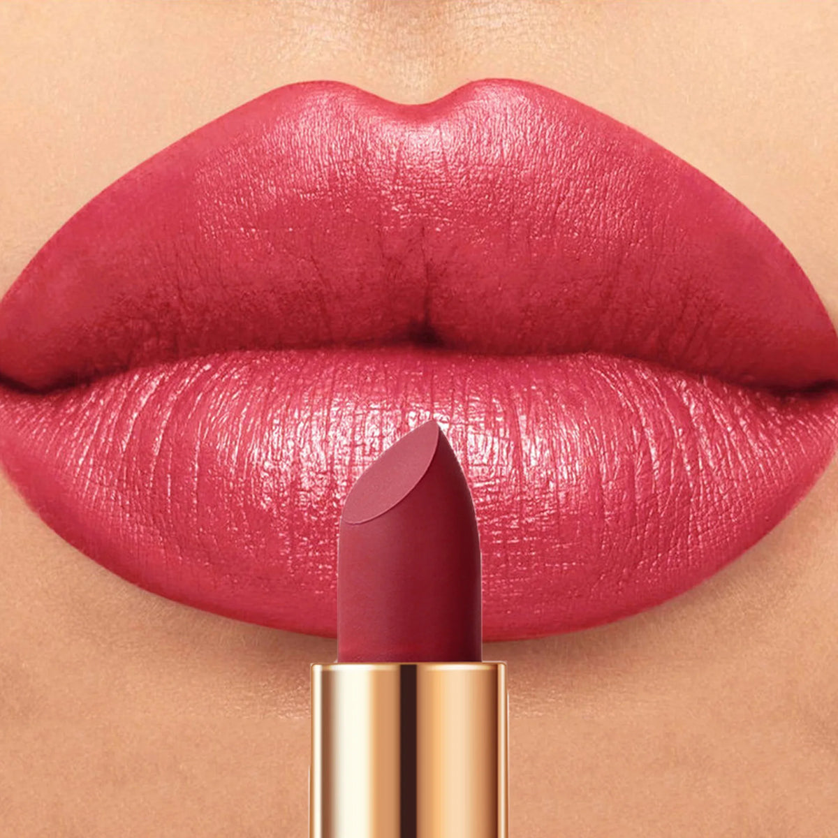 Matte Sexy Nude Red Silky Lipstick 8 Colors Waterproof Long Lasting and Nonstick Cup Moisturizing Lipstick Makeup Cosmetics 4g