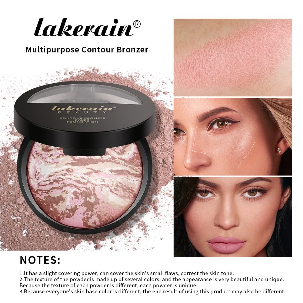 Baked Powder Palette Color Correcting Powder Foundation Balance & Brighten Coverage Semi Matte Natural Finish 1Piece 9g