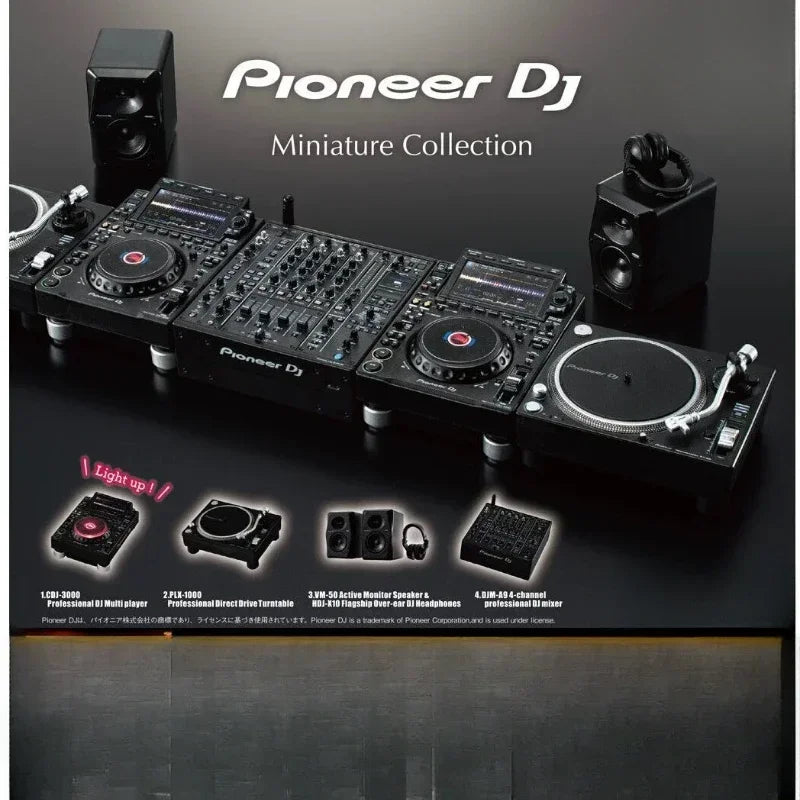 Plastic Mini Keychain Pioneer DJ Controller — Black | KIMLUD