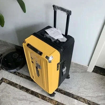 KIMLUD, COLENARA High Quality Luggage PC Oversized Capacity Trolley Case Ladies Cart Type Travel Bag Men with Wheels Rolling Suitcase, KIMLUD Womens Clothes