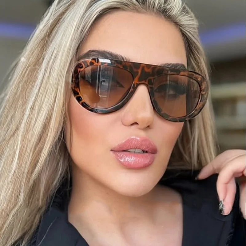 Acetate Sunglasses Oversized Hip Hop - Black | KIMLUD