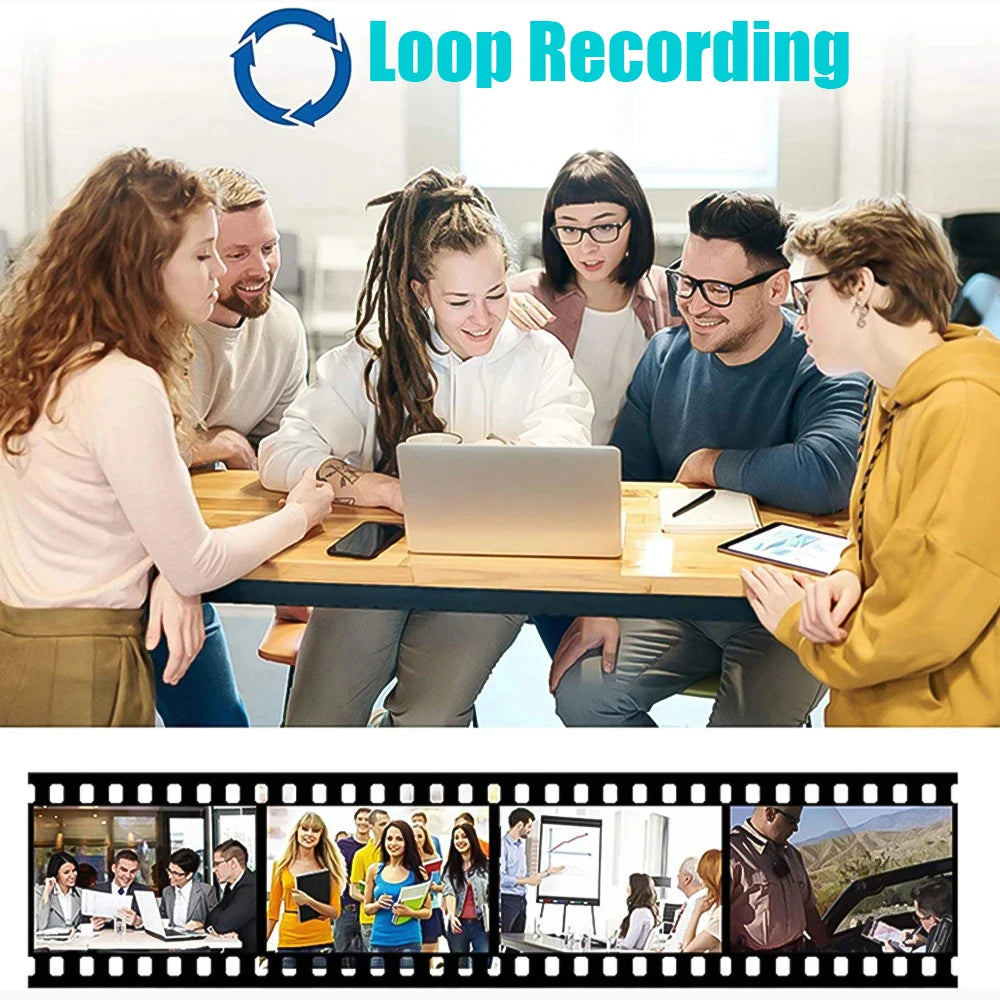 High-Definition Wifi Mini Camera 3 In 1 Take Photos Video & Audio Recording Outdoors Portable Micro Camcorders Loop Recording