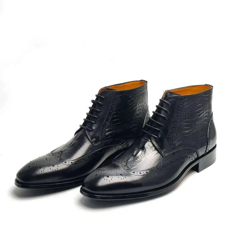 luxury-genuine-leather-boots-handmade-retro-printing-shoes-mens-lace-up-top-cow-leather-business-casual-trendy-party-warm-boot-kimlud-kimlud-33917707