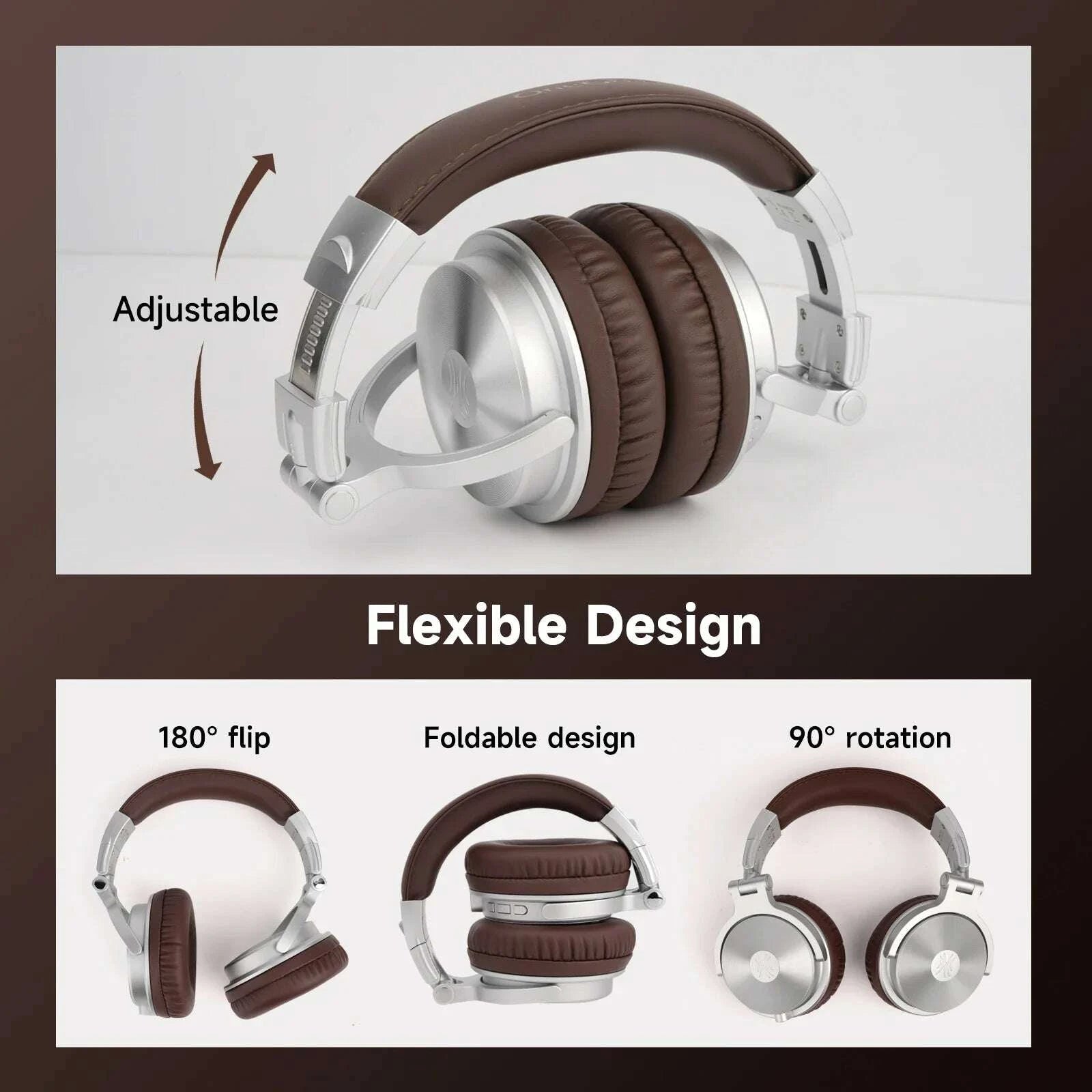 KIMLUD, Oneodio Upgrade Pro C Wireless Bluetooth 5.2 Headphones Over Ear Type C Sport Bluetooth Headset With Mic Hi-Res Audio 110Hrs, KIMLUD Womens Clothes