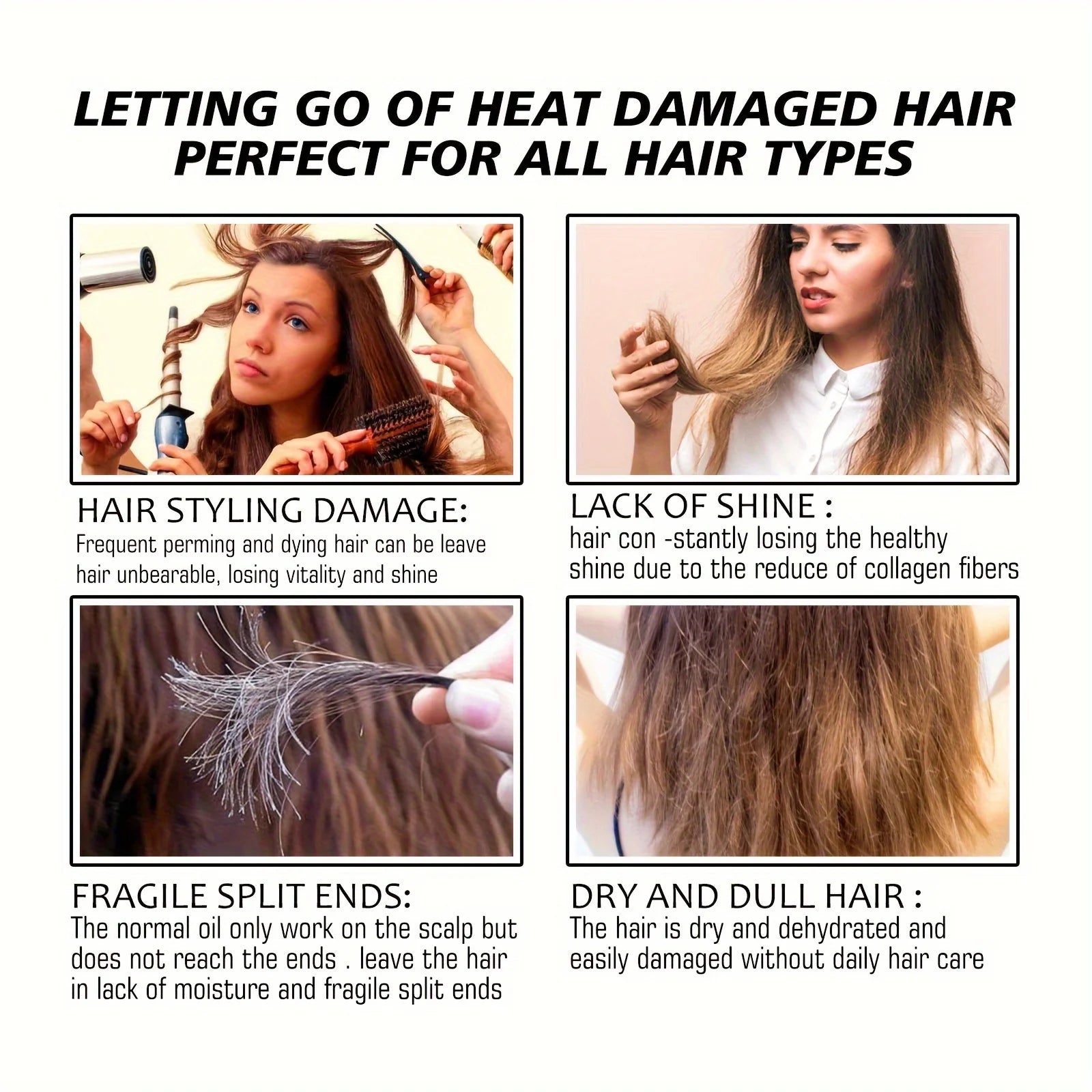 100G 8-Second Keratin Professional Hair Cream Containing Coconut Oil And Glycerin Moisturizing Hair Facial Mask for All Types