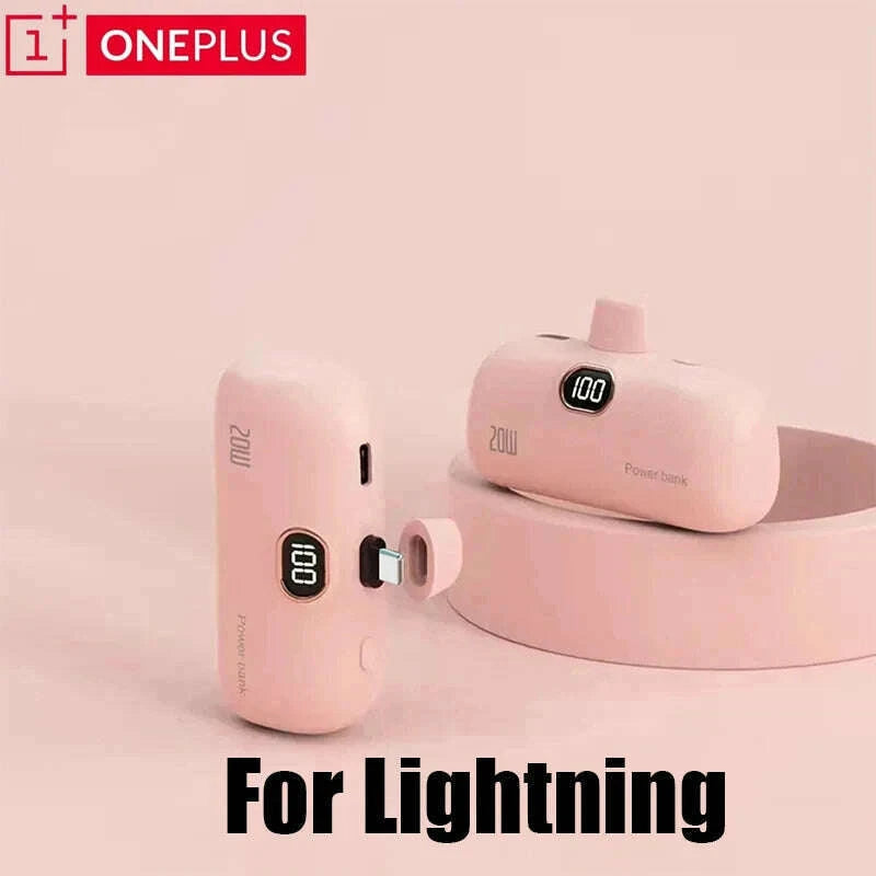 oneplus-30000mah-mini-portable-power-bank-capsule-mobile-power-supply-emergency-external-battery-fast-charger-for-iphone-xiaomikimlud-womens-fashion-34601937