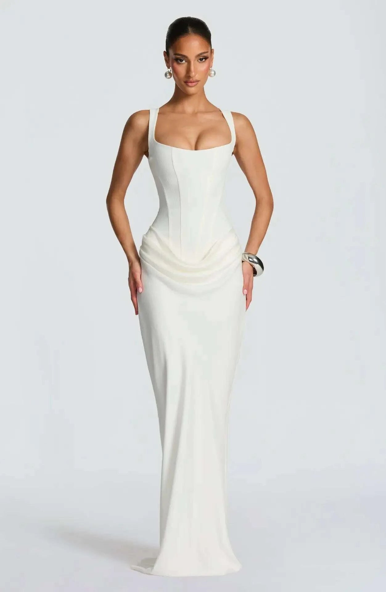 womens-casual-long-sleeved-slim-fit-fishbone-pure-desire-suspender-jumpsuit-long-skirt-slim-fit-solid-color-hip-hugging-dresskimludkimlud-35578161