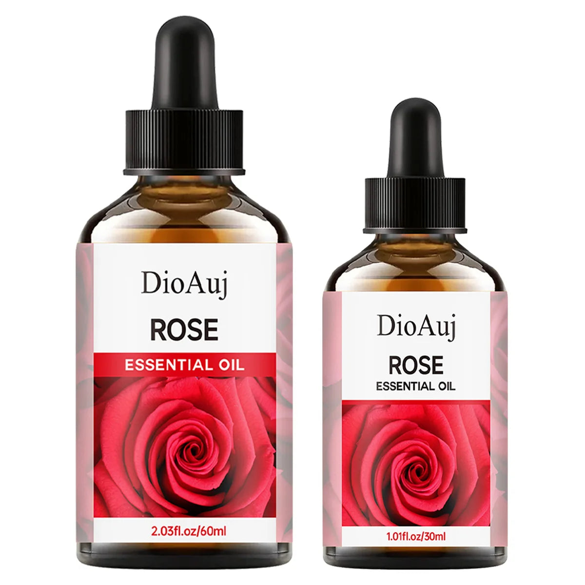 KIMLUD, DioAuj 1PCS Essential Oil with Dropper ROSE Face Body Skin Care Aromatherapy Oil for Humidifier Aromatherapy Candle, KIMLUD Womens Clothes