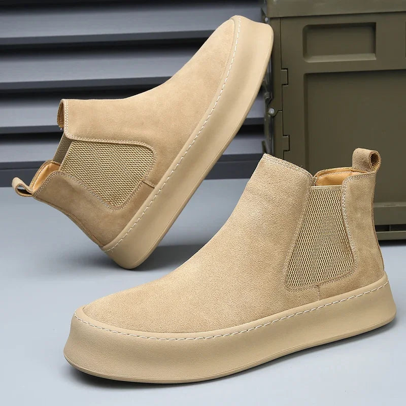 Chelsea Boots – Slip-On Safety – Leather | KIMLUD
