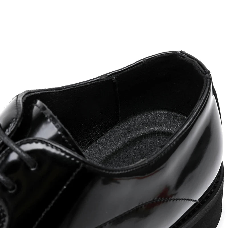 Men's Leather Shoes – Formal Business Style – Split Leather Upper | KIMLUD