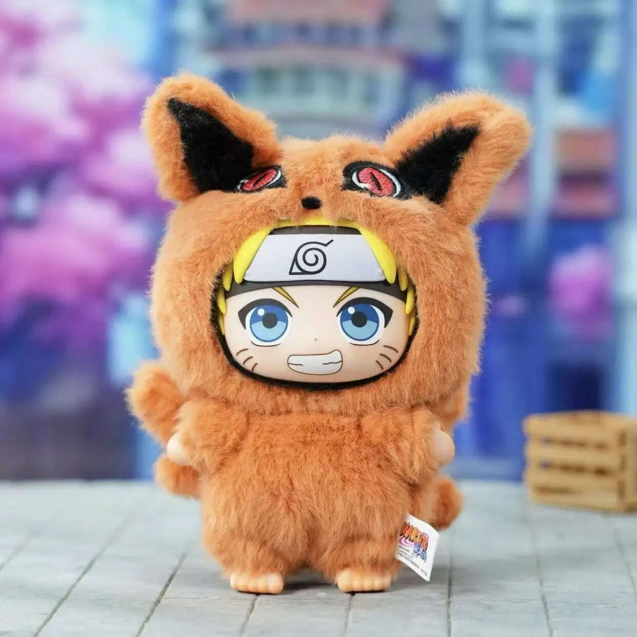 KIMLUD, Shippuden Beast Party Series Cute Plush Doll Toy Cartoon Backpack Pendant Anime Peripheral Gift Box Naruto Blind Box Gift, KIMLUD Womens Clothes