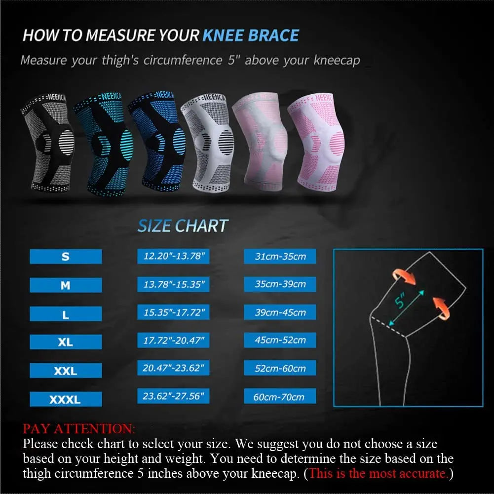 KIMLUD, NEENCA Copper Knee Brace Knee Support with Patella Gel Pad &Side Stabilizers for Knee Pain Sport Arthritis ACL Joint Pain Relief, KIMLUD Womens Clothes