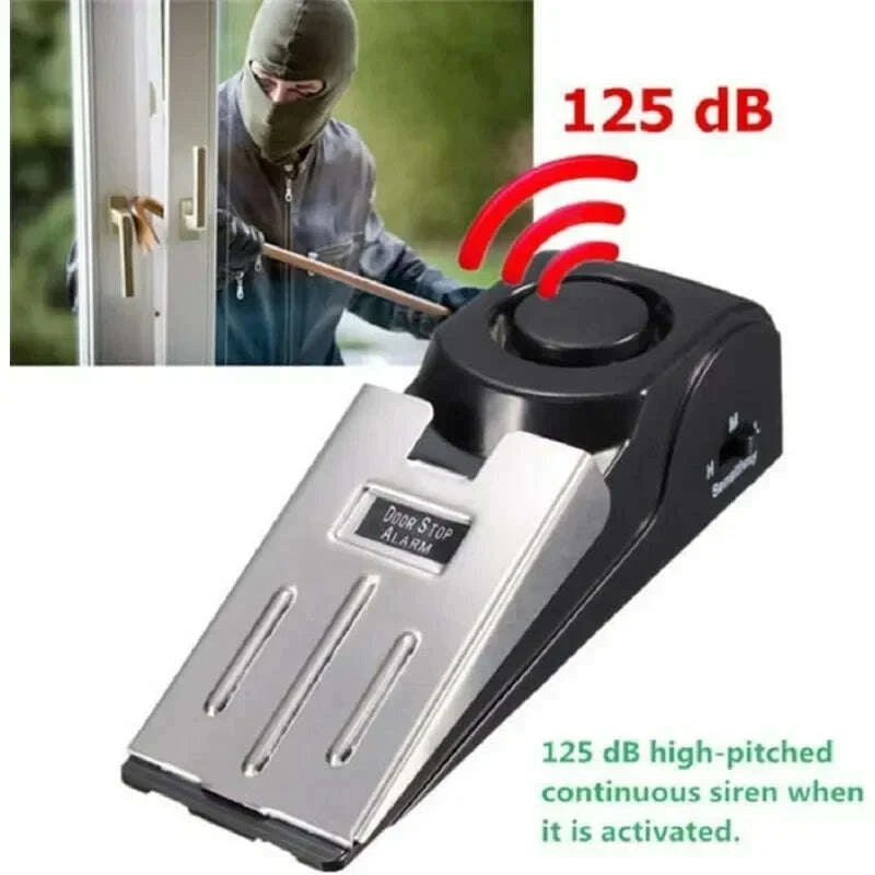 door-stop-alarm-125-db-anti-theft-burglar-stop-system-wedge-shaped-door-stop-stopper-alarm-block-blocking-system-for-hotel-homekimludkimlud-35562200
