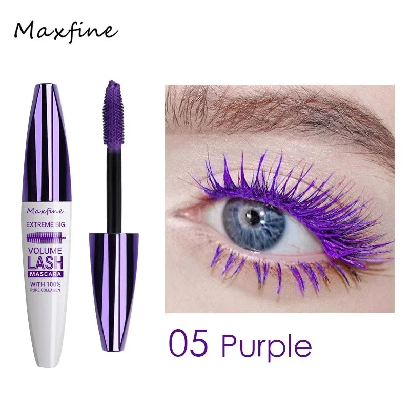 Mascara – 5D Volume – Curling – Blue Purple | KIMLUD