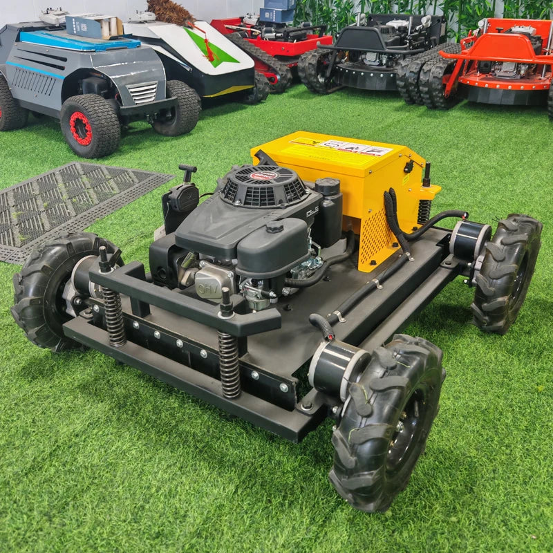 Remote Control Lawn Mower – Four-Wheel Drive – 550mm Width | KIMLUD