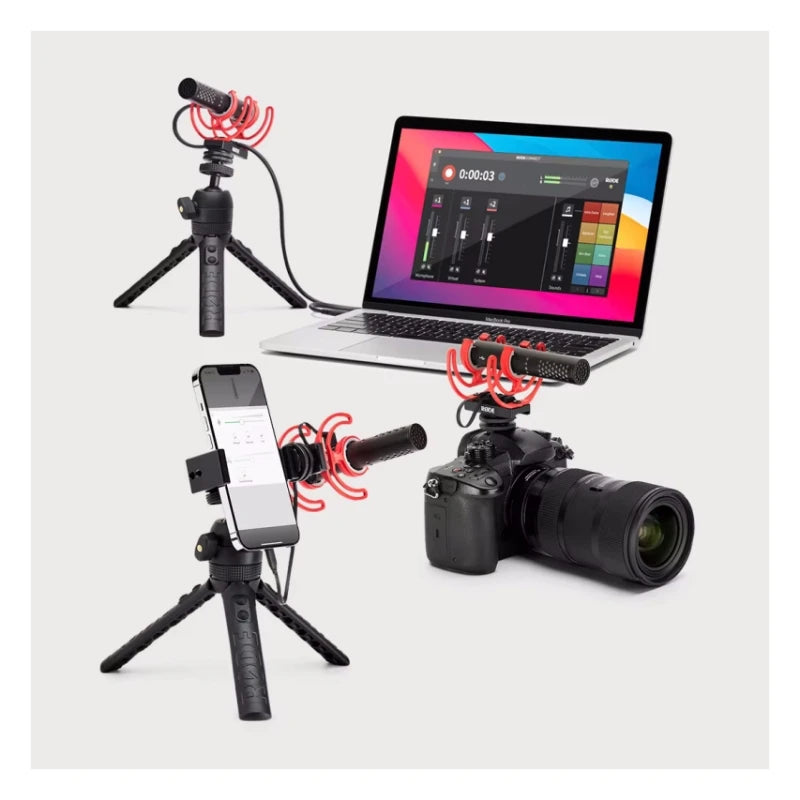 Rode Microphone Broadcast-quality compact shotgun mic VideoMic GO II for all forms of content creation with camera,smartphone