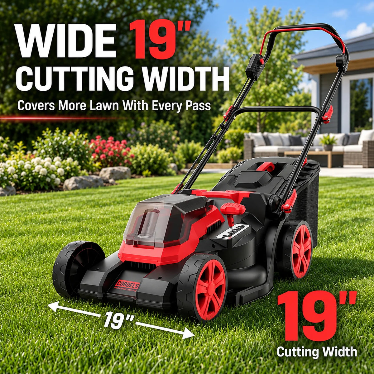 Lawn Mower – Cordless 40V – Brushless Motor – 2-in-1 Mulching | KIMLUD