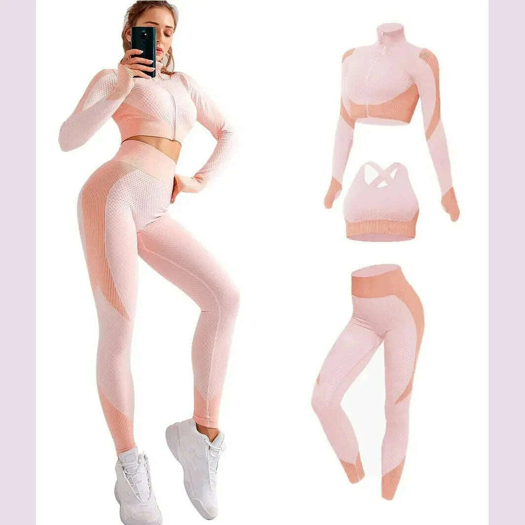 women-23pcs-seamless-workout-outfits-sets-yoga-sportswear-tracksuit-leggings-and-stretch-sports-bra-fitnesskimlud-womens-fashion-34618359