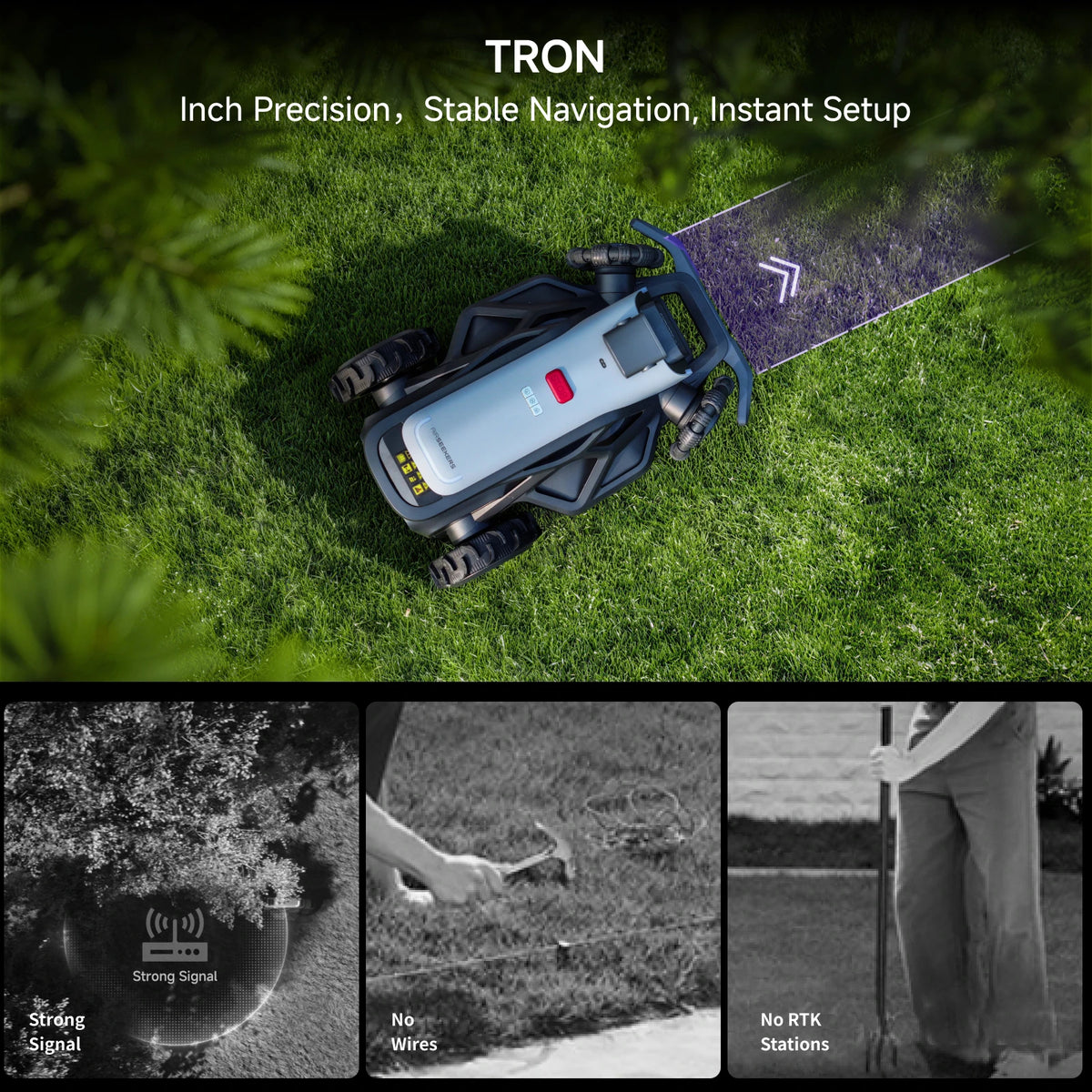 Robotic Lawn Mower – VSLAM Navigation – All-Terrain Chassis | KIMLUD