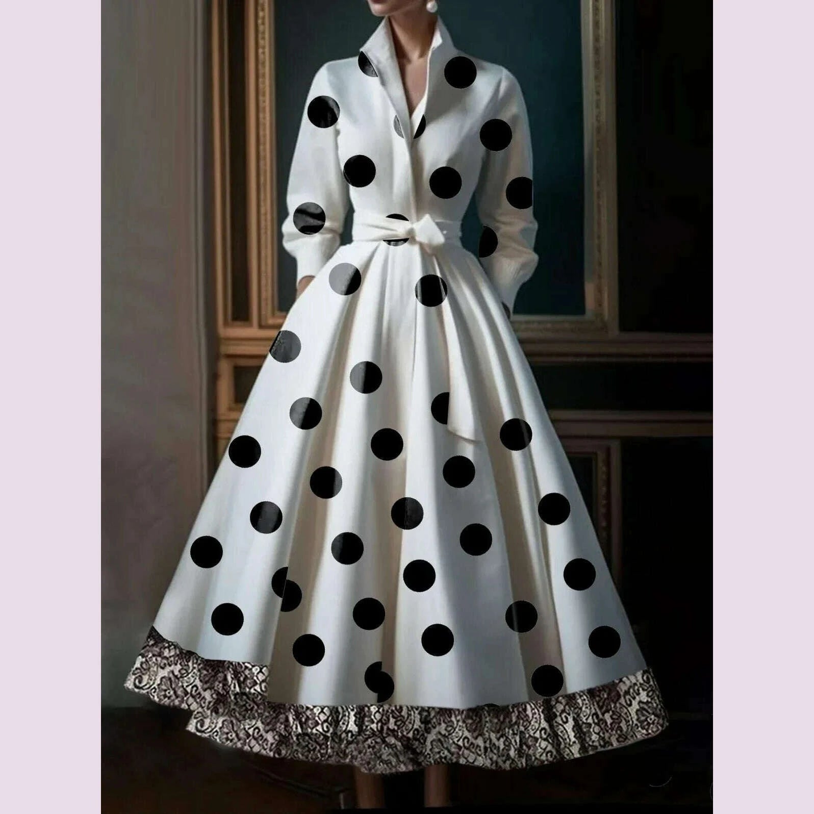 fitted lace wedding dress Luxury Elegant Wedding Guest Dresses for Women Polka Dot A-Line Dress  Evening Party Dress 2025 Women's Formal Maxi Dresses