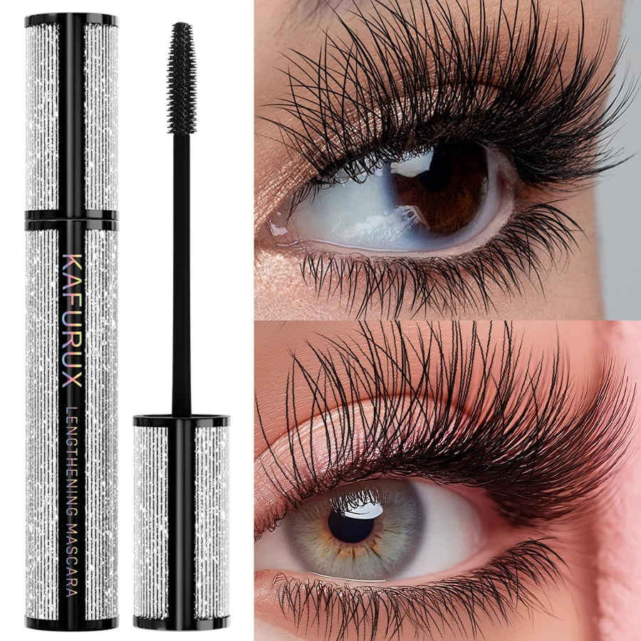 1PC 5D Black Lengthening Mascara Eyelashes Extension Eye Lashes Brush Beauty Korean Makeup Long-wearing Cosmetic Gift Waterproof