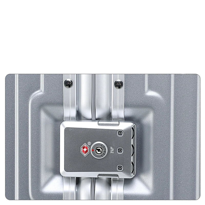 SUSHIMU Suitcase Wide Handle Travel Suitcase Men 20 24 26 Carry-On Luggage Women PC Trolley Case