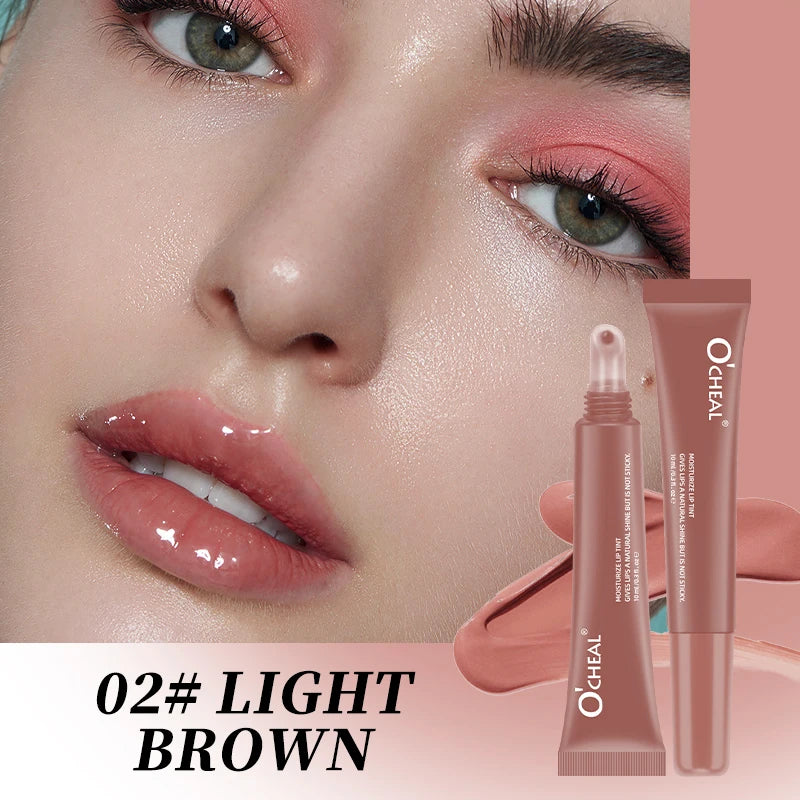OCheal 5 colors Moisturizing Lip Mask Glaze Colored Lipstick Glass Colored Lip Gel Lip Balm Lipstick Lip Color Mouth Beauty