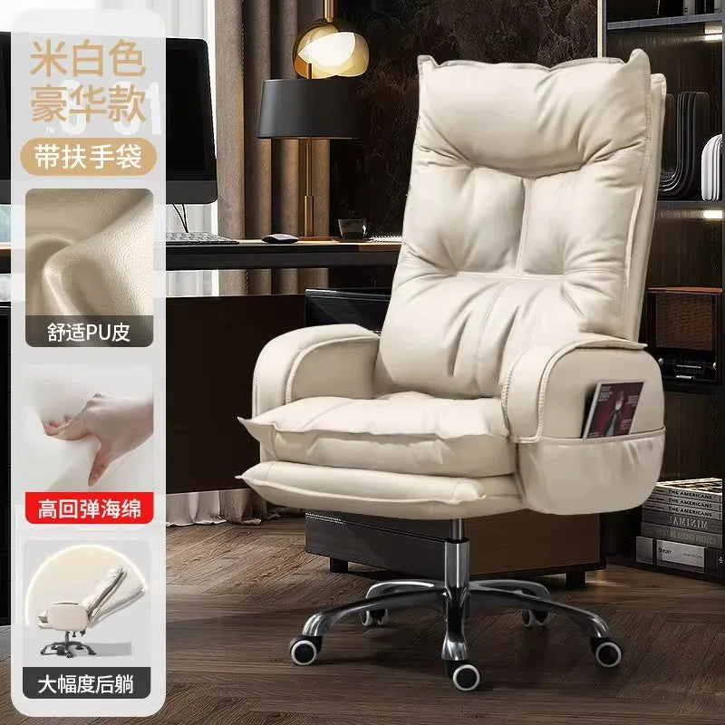 Cheap Luxury Office Chair Foot Rest Designer Wheel Gaming Office Chair Oversized High Study Silla De Oficina Home Furniture