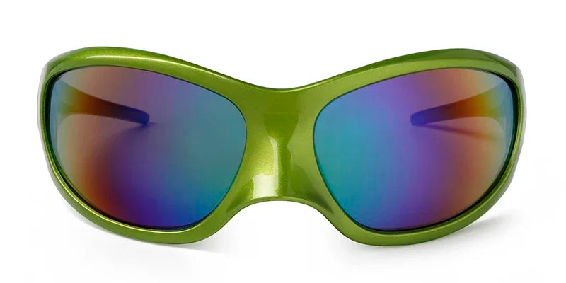 Plastic Oversized Frame Sunglasses — Black | KIMLUD
