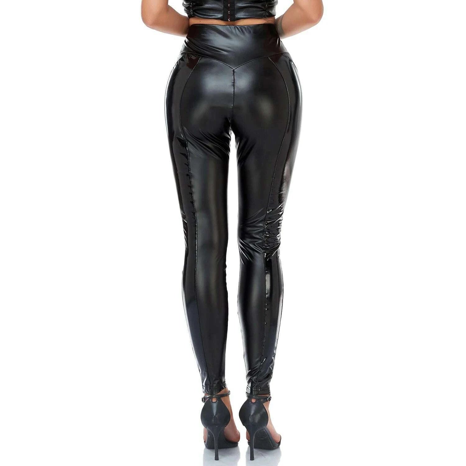 latexhigh-waist-stretch-yoga-pants-for-women-pu-leather-sexy-leggings-tummy-control-ruched-fitness-pants-new-customkimlud-womens-fashion-34618546