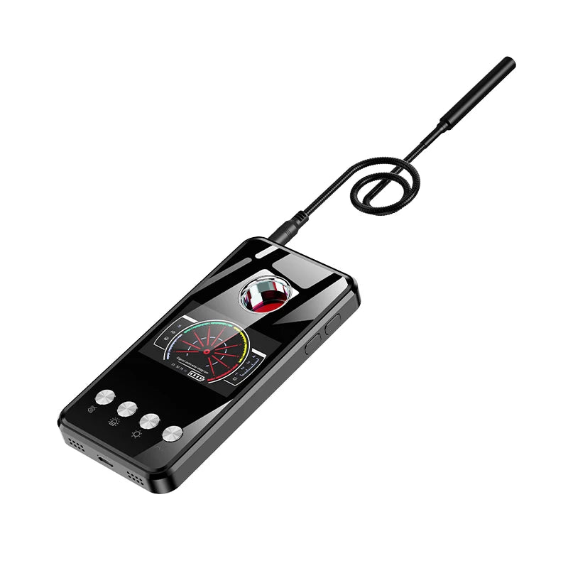 Sleek Stainless Anti Spy Detector Portable — Black | KIMLUD