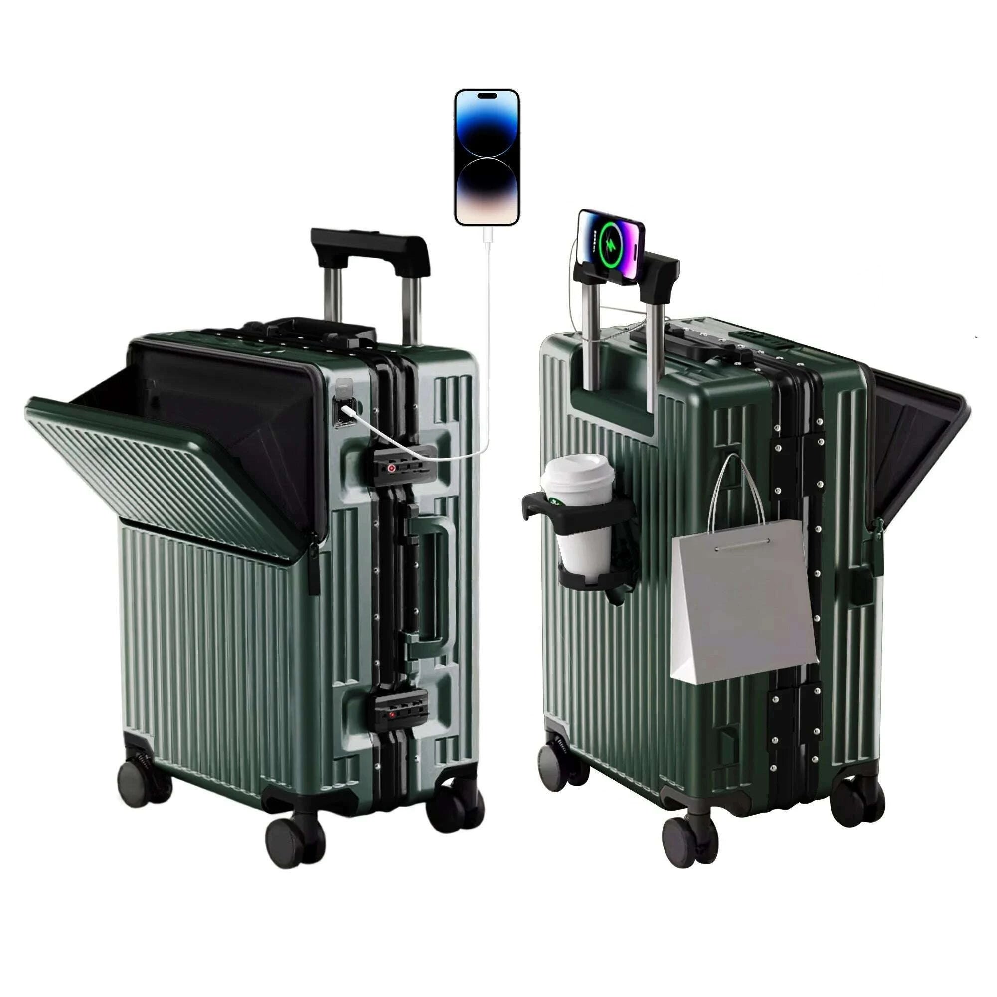 aiweiny-2025-aluminum-frame-suitcase-pc-hard-shell-pressure-resistant-travel-luggage-360°-silent-swivel-wheels-with-tsa-lockkimlud-womens-fashion-34613696