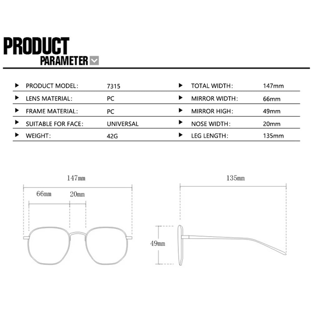 Sunglasses Oversized Aviator Polycarbonate — Black | KIMLUD