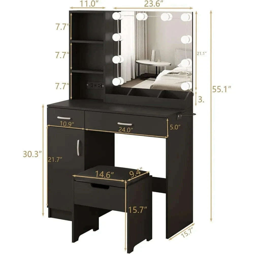 dressing-table-makeup-vanity-desk-with-lighted-mirror-power-strip-black-vanity-table-set-with-lights-and-lots-storage-kimlud-kimlud-33921541