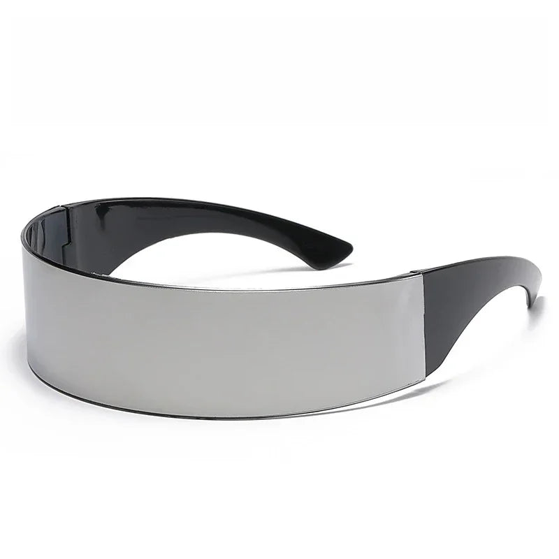 Polycarbonate Cyberpunk Goggles Sunglasses — Black | KIMLUD