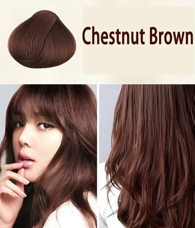 Argan Oil Hair Color Shampoo — Dark Brown | KIMLUD
