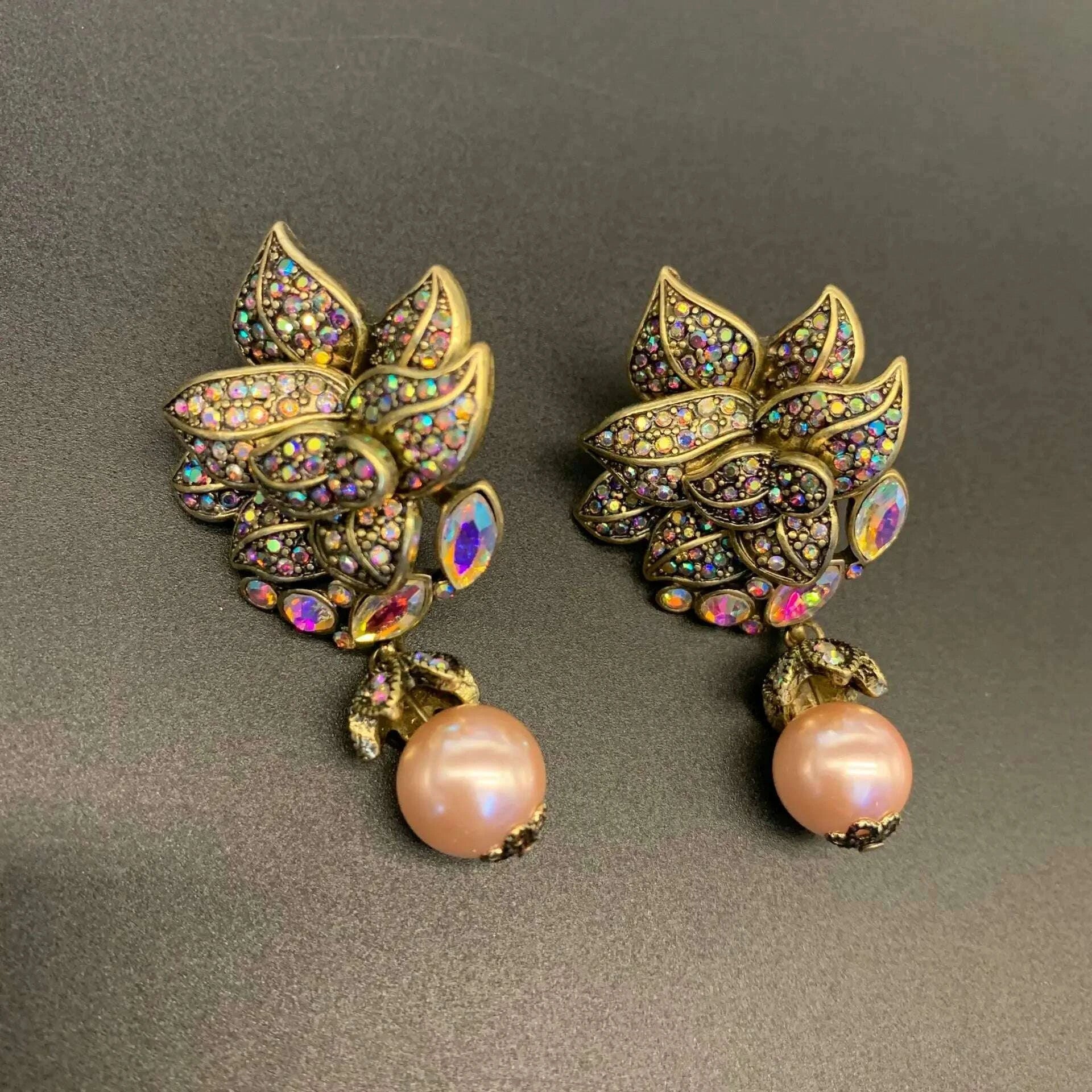 luxury-european-and-american-style-shining-necklace-earrings-purple-multi-layered-glass-beads-flower-jewelry-set-for-women-kimlud-kimlud-33912860