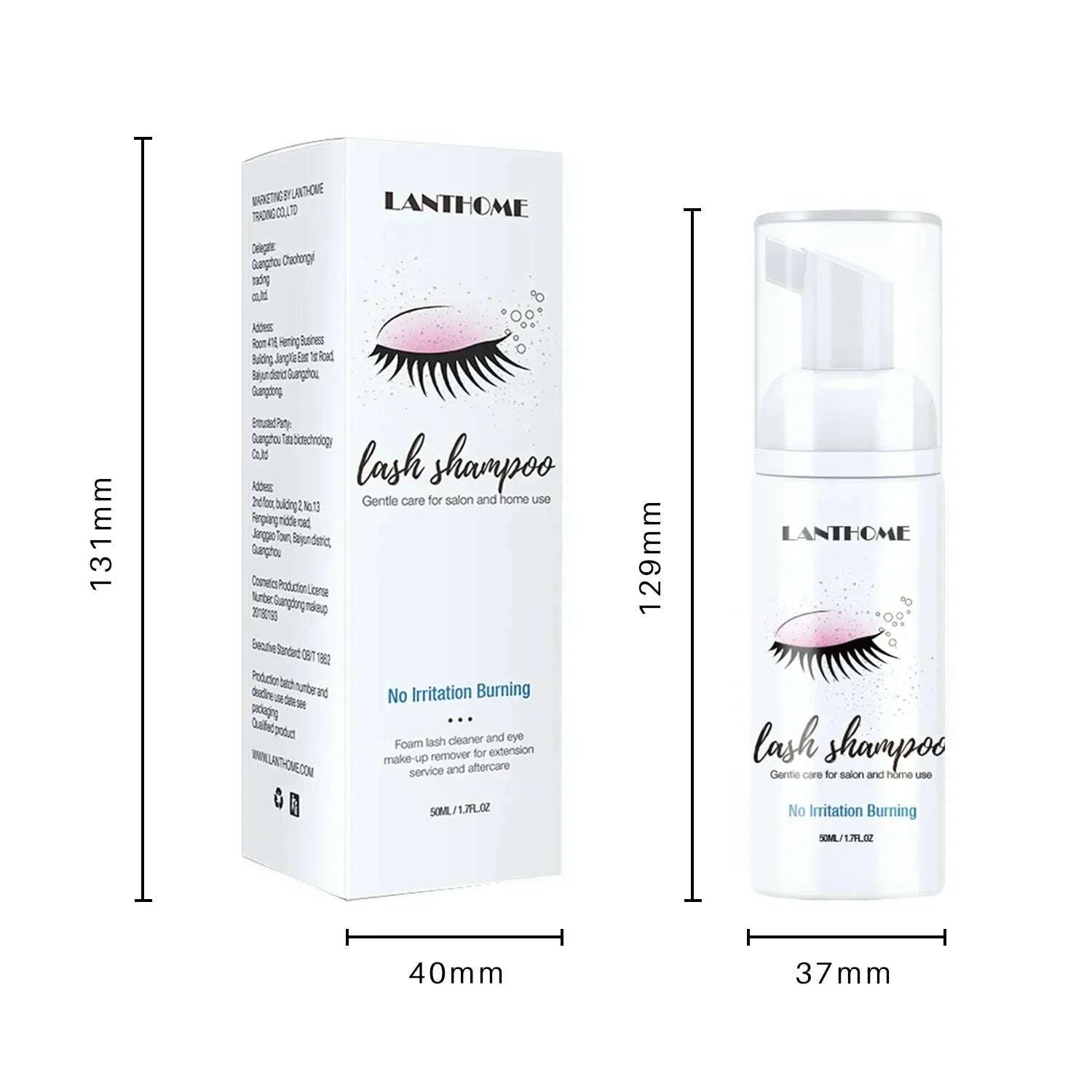 50ml-lanthome-eyelash-extension-shampoo-foam-eyelid-deep-clean-cleanser-for-makeup-tools-mascara-remover-glue-salon-home-usekimludkimlud-35570062