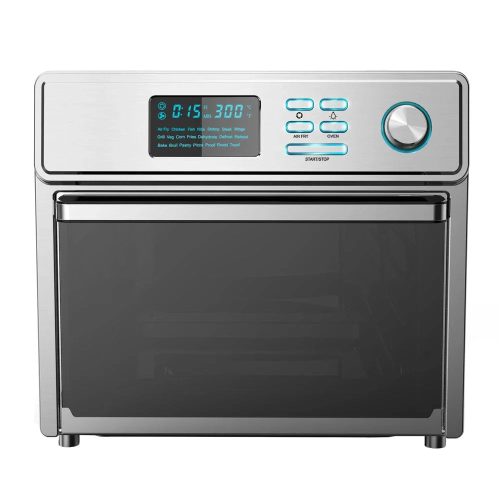Stainless Steel Air Fryer Oven Digital Oil-Free 25L — Stainless Steel | KIMLUD