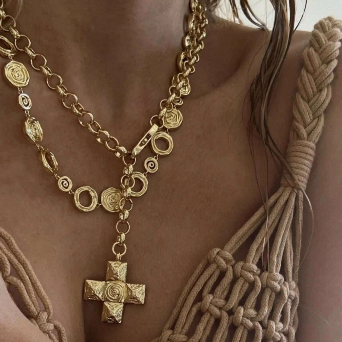punk-18k-gold-plated-stainless-steel-big-cross-pendant-necklace-for-women-fashion-party-jewelry-gift-kimlud-kimlud-33913890