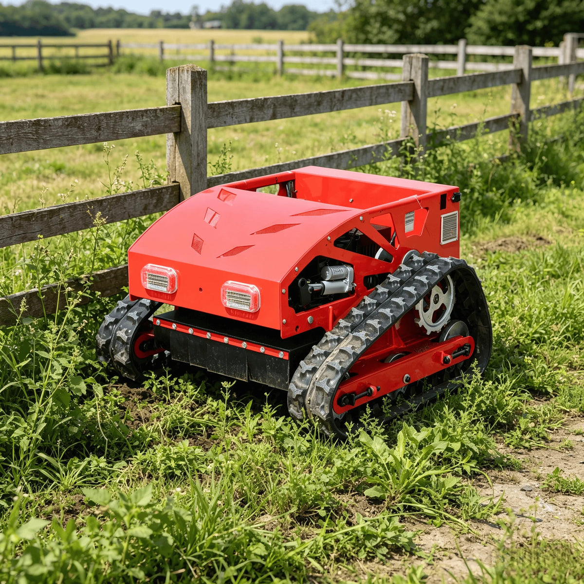 Robotic Lawn Mower – Remote Control – 550mm Cutting Width – 0-3 KMH | KIMLUD
